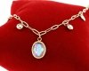 @4601c Bransoletka złota 17+5 stal chirurgiczna 316L Viki Lady 